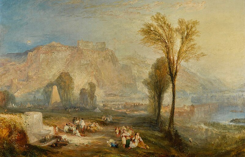 File:Turner - The Bright Stone of Honour (Ehrenbreitstein) and the Tomb of Marceau, from Byrons Childe Harold, l17033.jpg