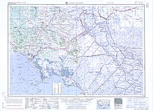 Map including the Hà Tiên Islands (labeled as the Îles des Pirates) (AMS, 1954)