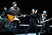 U2 is the highest-grossing live music act of the 2010s and the second highest of the 2000s. U2 performing on Experience and Innocence Tour in London 10-24-18 (3).jpg