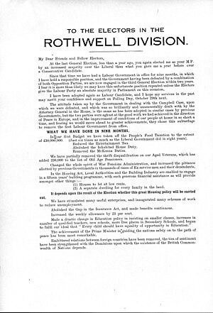 UK Election Flyer 1924 William Lunn MP Rothwell sheet1.jpg