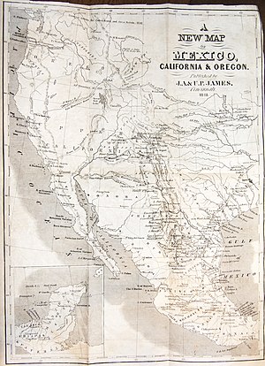 300px unknown %26 hughes a new map of mexico%2c california %26 oregon 1846 1848 uta