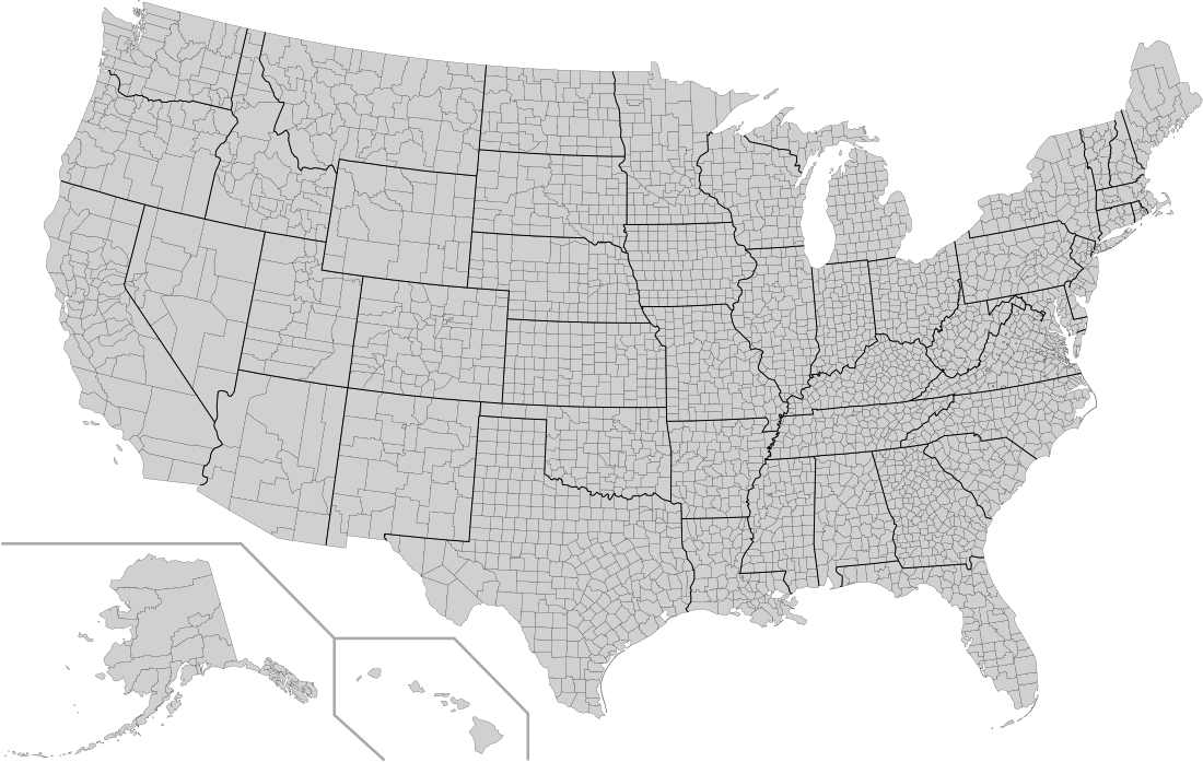 List of United States counties and county equivalents