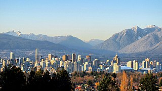 North Shore Mountains Mountain range in British Columbia, Canada