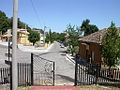 View of the main street from the S. Maria Assunta church entrance.