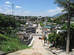 Området Vila Tiradentes i São João de Meriti.