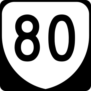 <span class="mw-page-title-main">Virginia State Route 80</span> State highway in western Virginia, US