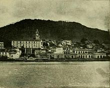 La ciudad de Vitória en 1903.