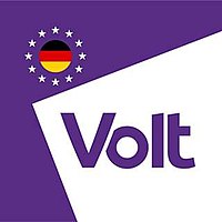 Логотип Volt Germany (15 января 2019 г.)