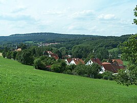 View from the east of Schönau