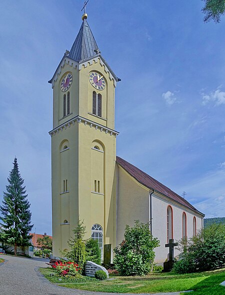 Waldshut Tiengen Gurtweil katholische Kirche Westseite