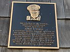 John Ward, Sag Harbor mayor plaque on windmill beach