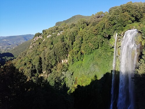 Waterfall Marmore in Terni