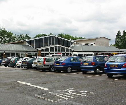 Watford Gap services, Britain's first motorway service station, seen here in May 2006, which opened in November 1959