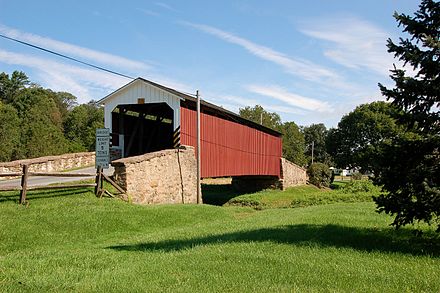 Weaver's Mill Covered Bridge in Lancaster County