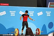 Deutsch: Gewichtheben bei den Olympischen Jugendspielen 2018; Tag 2, 10. Oktober 2018; Jungen 62 kg English: Weightlifting at the 2018 Summer Youth Olympics at 8 October 2018 – Boys' 62 kg