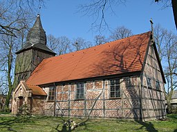 Church in Wendisch Priborn, Mecklenburg-Vorpommern, Germany