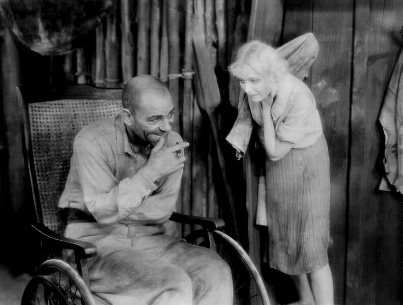 File:West of Zanzibar (1928 film). M-G-M studios. Tod Browning, director. Publicity still. L to R, Lon Chaney, Mary Nolan.jpg