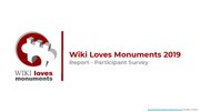 Thumbnail for File:Wiki Loves Monuments 2019 Participant Survey Report.pdf