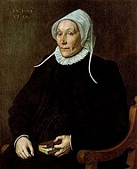 老女の肖像画 (1594) ティッセン＝ボルネミッサ美術館　蔵