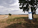 English: Wayside cross in Zaolesiec