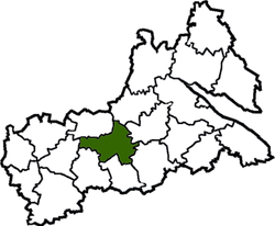 Location of Zvenihorodkas rajons