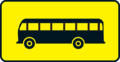 LI5b Paikallisliikenteen linja-autopysäkki (kaksipuoleinen kilpi)