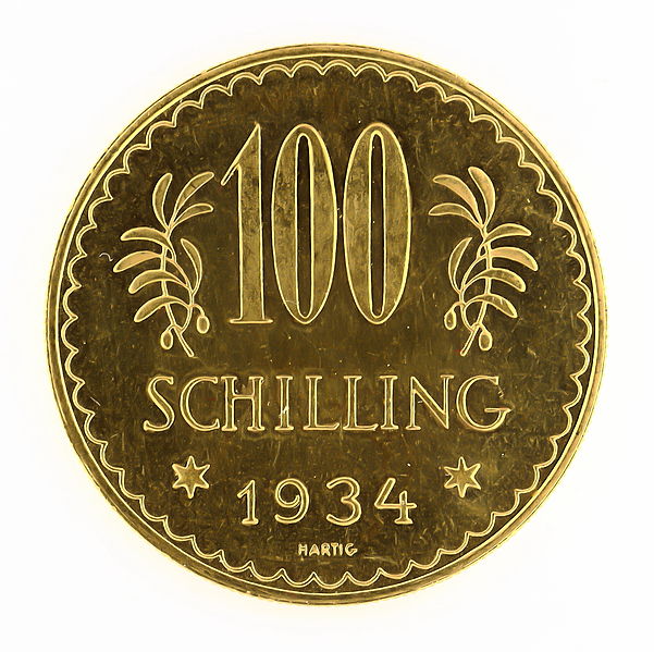File:Österreich - 100 Schilling Münze, 1934, Revers.JPG