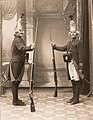 Военные чины л.-гв.Павловского полка в форме царствования Павла I (1890 г.)