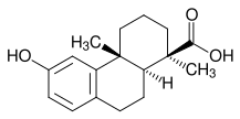 File:1,2,3,4,4a,9,10,10a-octahydro-6-hydroxy-1,4a-dimethyl-1-phenanthrenecarboxylic acid.svg