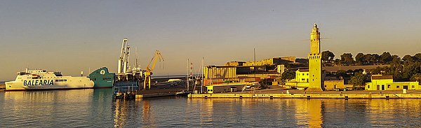 Baleària inside the port of Palma