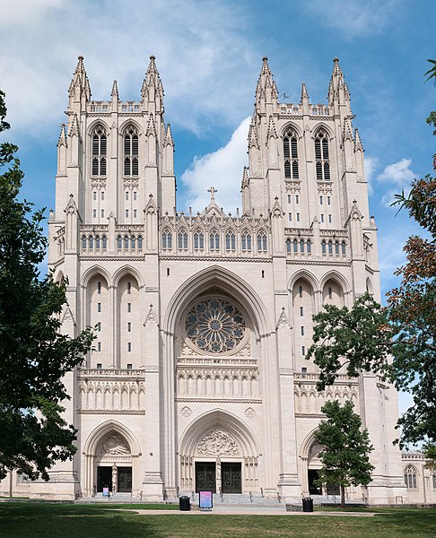 Washington National Cathedral, an Episcopal cathedral in Washington, D.C.