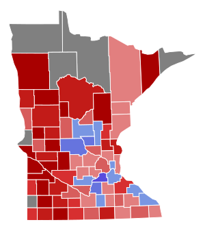 1877 Minnesota gubernur hasil pemilihan peta oleh county.svg