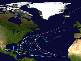 imagem ilustrativa de artigo Temporada de furacões no oceano Atlântico de 1951
