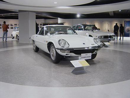 Figure 18.1967 Mazda Cosmo, the first two-rotor rotary engine sports car