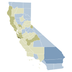 2010 California Proposition 16 results map by county.svg