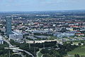 Blick vom Olympiaturm über München.