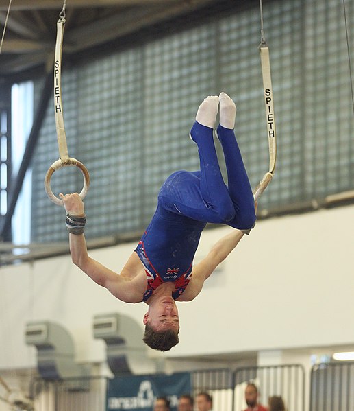 File:2019-05-25 Budapest Cup age group I all-around competition still rings (Martin Rulsch) 134.jpg