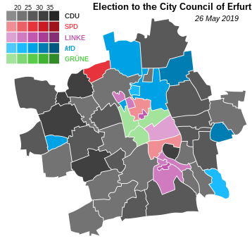 File:2019 Erfurt City Council election.svg