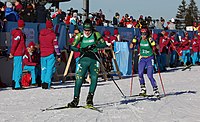 Blanka Borbély på blandat stafettävling