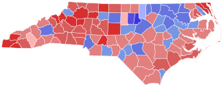 2020 North Carolina gubernatorial election results map by county.svg