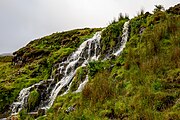 Bride's Veil Falls in Isle of Skye, Scotland.