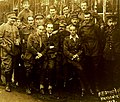 Prisonniers allemands (probablement à l'Île Longue) en 1919.
