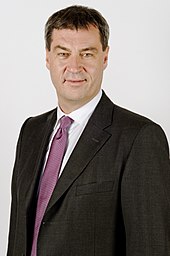 Markus Soder, the current prime minister ("Ministerprasident") of Bavaria 7857ri-Markus Soeder.jpg