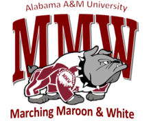 The Marching Maroon & White AAMU Marching Maroon and White Band logo.png