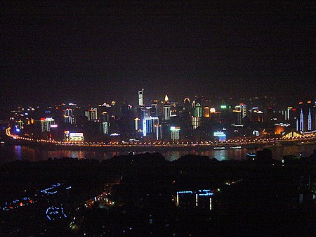 Fail:A night view of Yuzhong peninsula,Chongqing.JPG