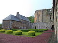 Abbaye de Hambye, Pierres en Lumières 2012 - Bâtiments des convers (3).JPG