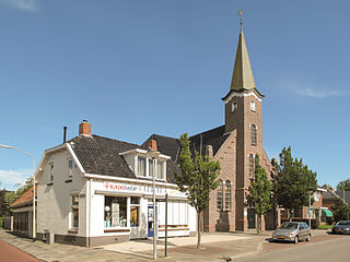 Aduard Village in Groningen, Netherlands