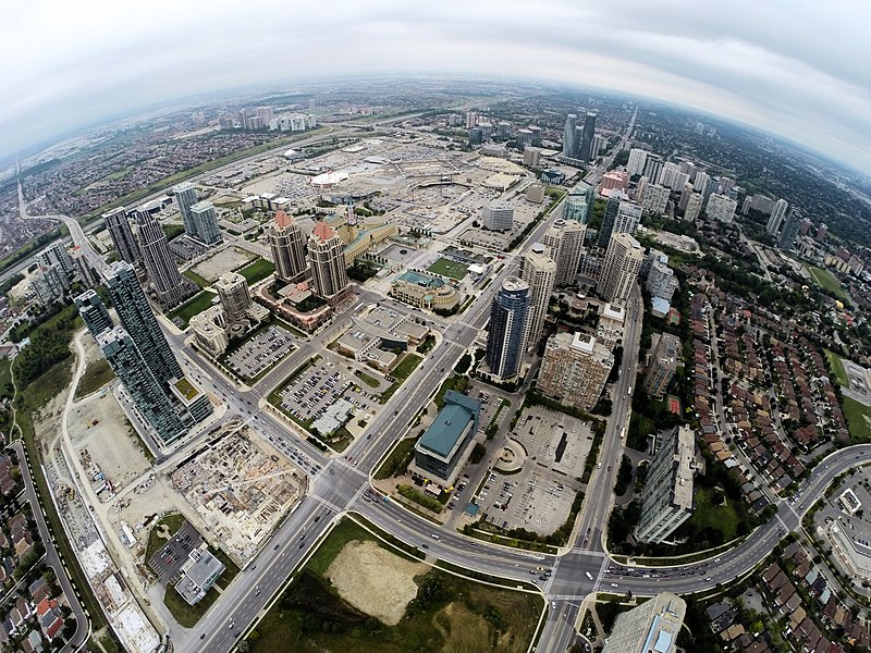 File:Aerial View of Downtown Mississauga.JPG