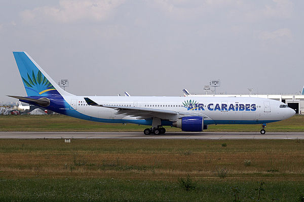 An Air Caraïbes Airbus A330-200 in the previous livery