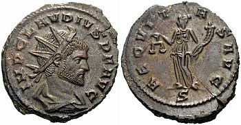 Antoninian af Claudius Gothicus